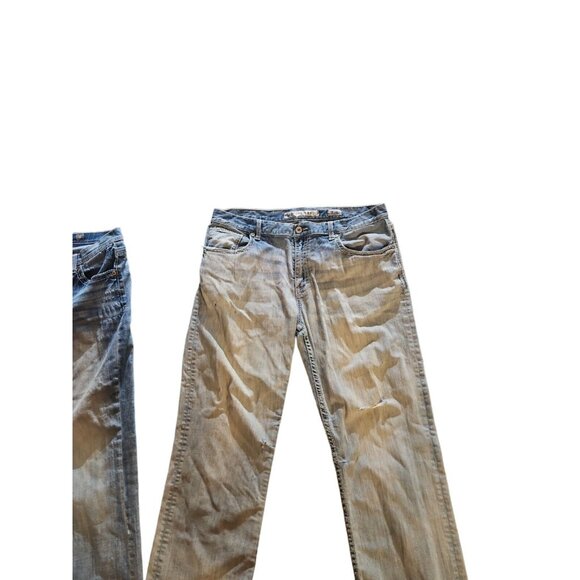BKE Jeans Lot Of 2 Mens Size 38R Tyler  Straight Leg Stained Destroyed Denim - Picture 3 of 12